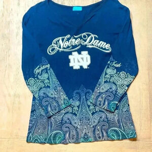 Notre Dame ladies shirt size Small, EUC